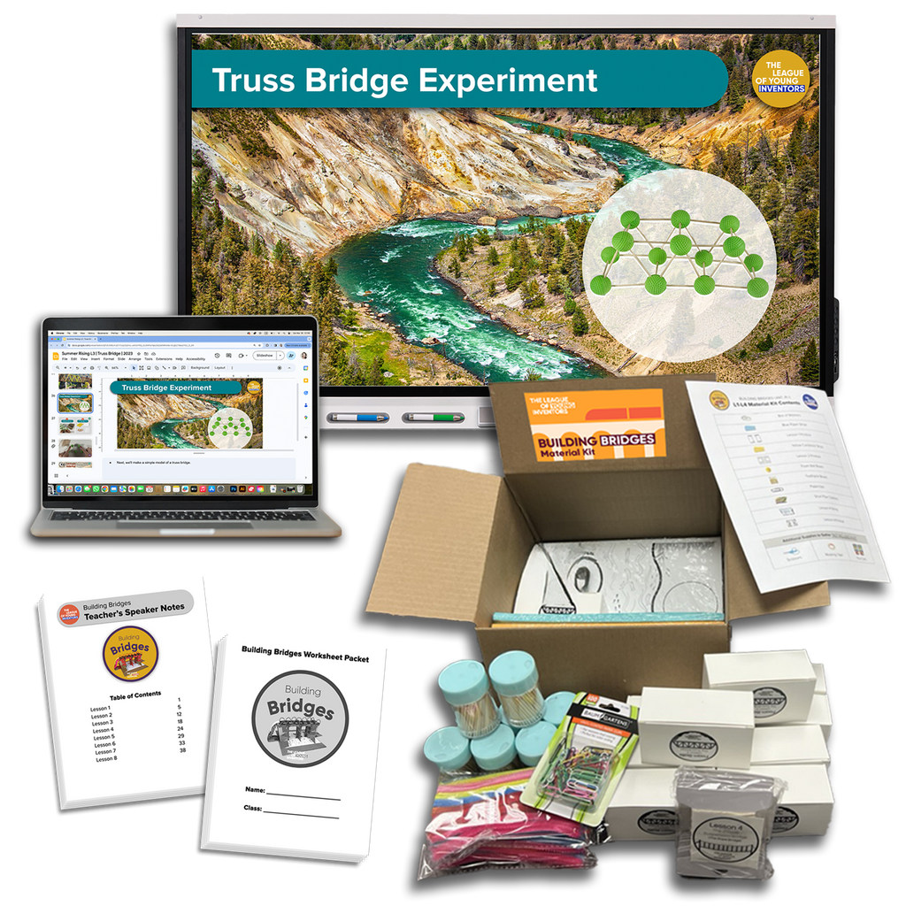 LYI - Building Bridges Unit (Grades 4-5) Hands-On STEM Curriculum - WhyMaker