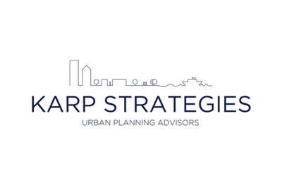 Karp Strategies logo for urban planning advisors on a white background