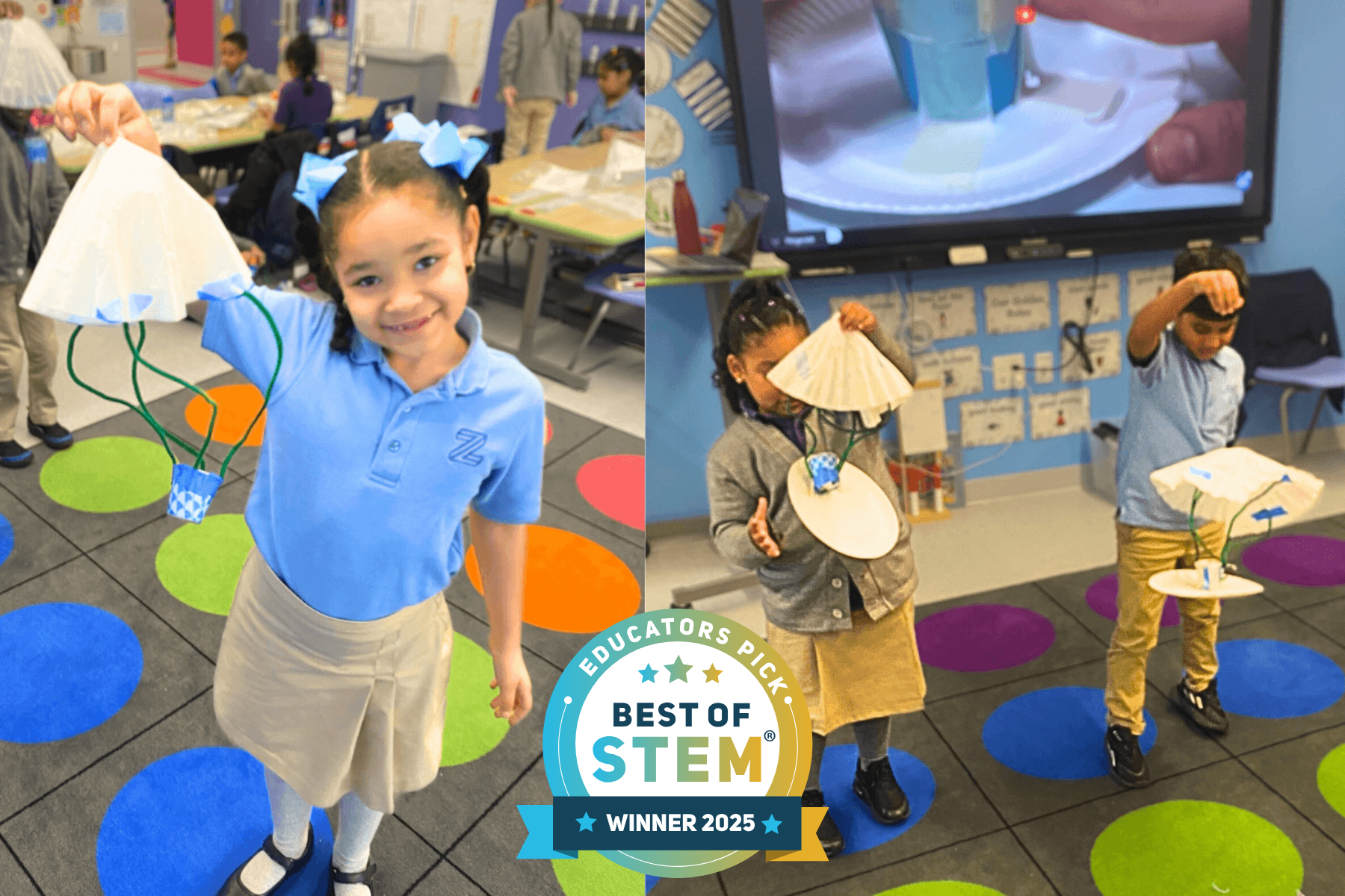 LYI - Floating Parachutes Unit (Grades 2-3) Hands-On STEM Curriculum - WhyMaker