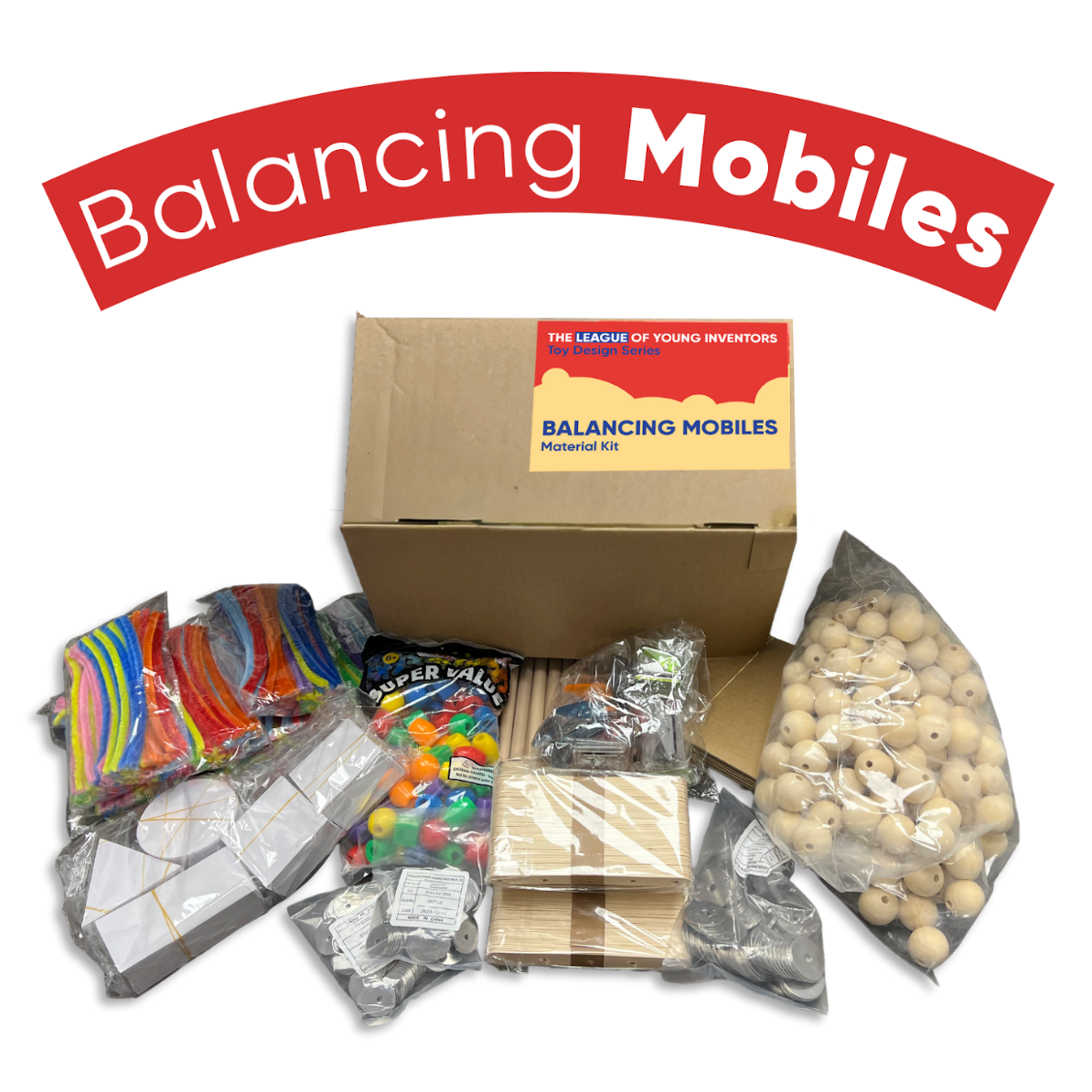 LYI - Balancing Mobiles Unit (Grades K-1) Hands-On STEM Curriculum - WhyMaker