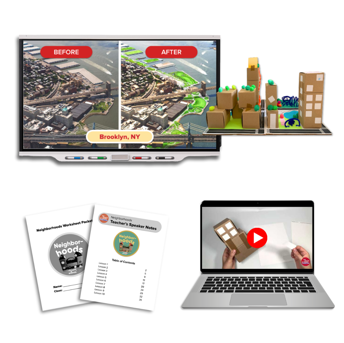 LYI - Neighborhood Design Unit (Grades K-1) Hands-On STEM Curriculum - WhyMaker