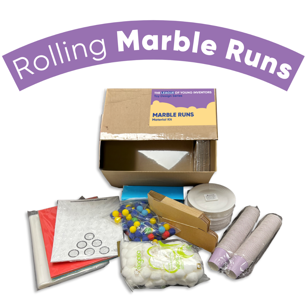 LYI - Rolling Marble Runs Unit (Grades 4-5) Hands-On STEM Curriculum - WhyMaker