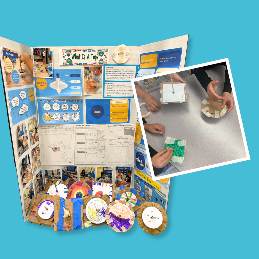LYI - Spinning Tops Unit (Grades 2-3) Hands-On STEM Curriculum - WhyMaker