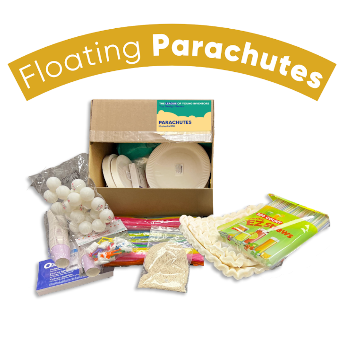LYI - Floating Parachutes Unit (Grades 2-3) Hands-On STEM Curriculum - WhyMaker