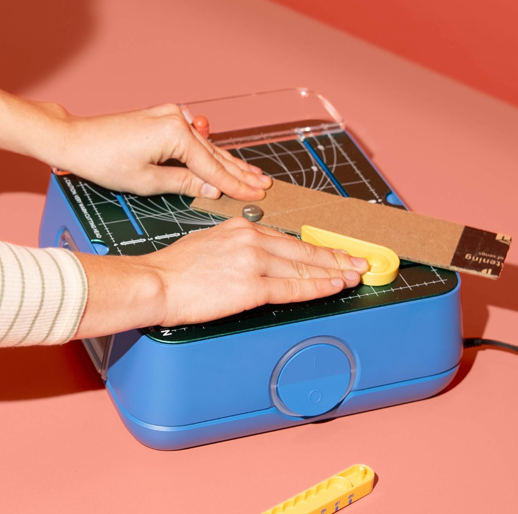 ChompShop - Maker Bundle (ChompSaw, table accessories, inventor's workbook, hole punch & scoring tool) - WhyMaker