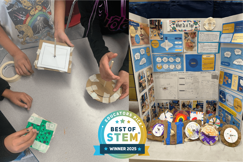 LYI - Spinning Tops Unit (Grades 2-3) Hands-On STEM Curriculum - WhyMaker